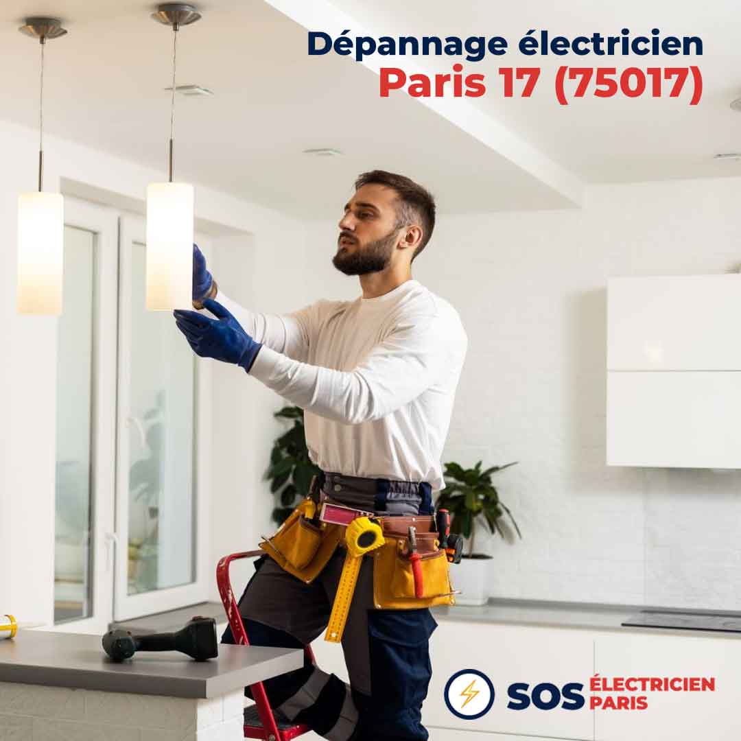 Dépannage électricien Paris 17